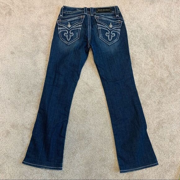 Rock revival stretchy Patti boot cut jeans size 28 - Picture 5 of 13